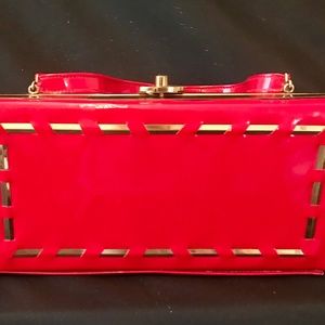 Vintage 1950’s Goldstrom Red Patent Leather Purse